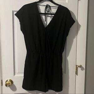 LOFT Black Romper